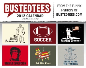 2012 Busted Tees Mini Box Calendar