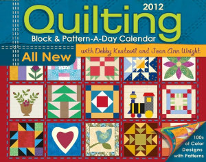 2012 Quilting Box Calendar