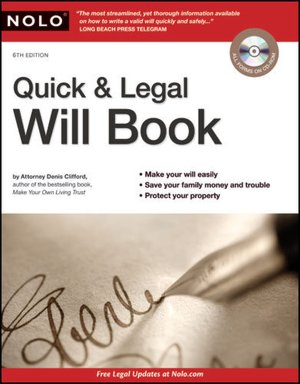 Quick & Legal Will Book