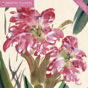 2012 Oriental Flowers Wall Calendar