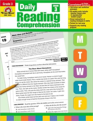 Daily Reading Comprehension: Grade 3