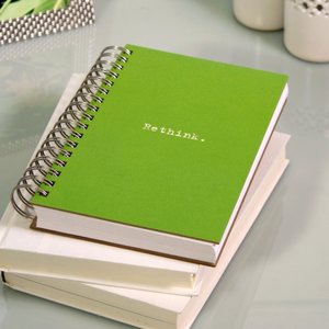 100% Recycled Jumbo Green Rethink Spiral Journal