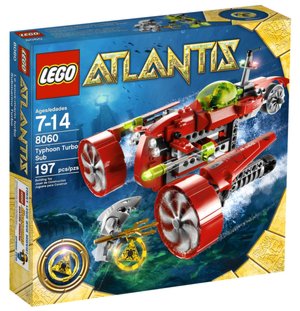 LEGO Atlantis Typhoon Turbo Sub 8060