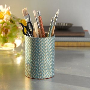 Blue Yuzen Pencil Cup