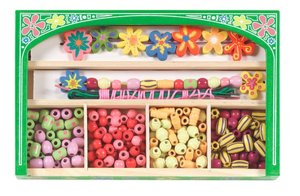 Flower Power Wooden Bead Set
