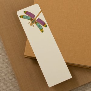 Hand Painted Dragonfly Bookmark