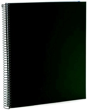 Large Spiral Black Miquel Ruis Journal