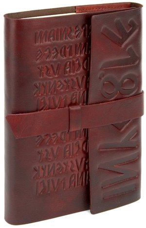 Etruscan Ikuvina Brown Italian Leather Tab Journal (6