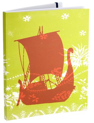 Viking Ship SCAD Lined Flexi Bound Notebook (7.5