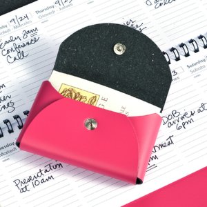 Small Business Card Holder Fuchsia