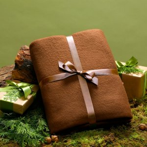Chocolate Winter Throw
