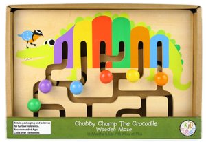 Chubby Chomp The Crocodile Wooden Maze