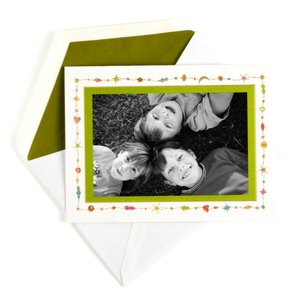 Whimsical Ornament Frame Photocard