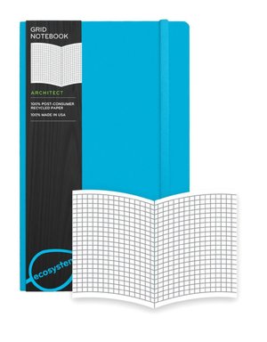 Ecosystem 100% Recycled Flexi Grid Lagoon Journal (5.25''x 8.25'')