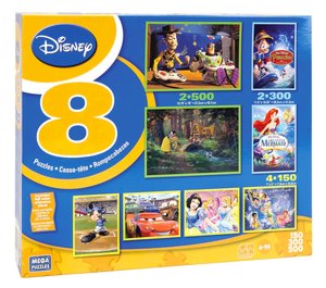 Disney 8 in 1 Puzzle Multipack