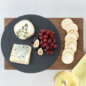 Off Set Circle Serving Board