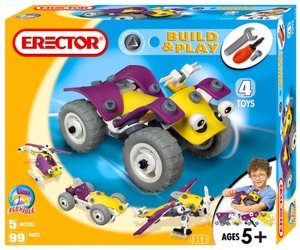 Erector Build and Play ATV- 4 Models