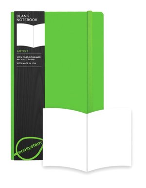Ecosystem 100% Recycled Flexi Blank Kiwi Journal (5.25''x8.25'')