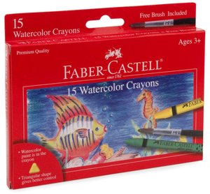 15 count watercolor crayons