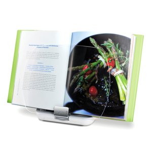Prepara Chef's Center White & Silver Cookbook Holder