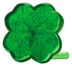 Clearly Puzzled 3D Clover