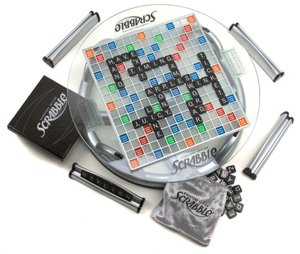 Scrabble Signature Glass Edition Board Game (B&N EXCLUSIVE)