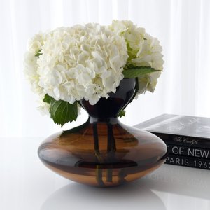 SEO Glass Vase in Chocolate - Short