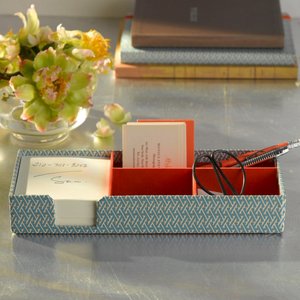 Blue Yuzen Desk Tray