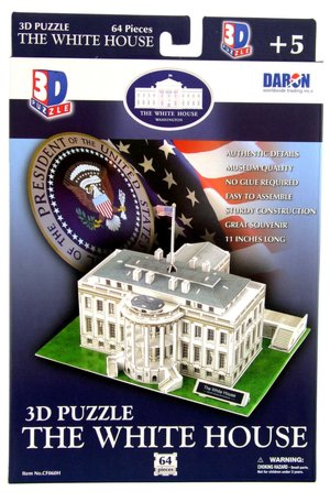 The White House 64 piece 3D Puzzle
