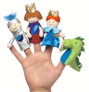 Day at the Castle Finger Puppet Set
