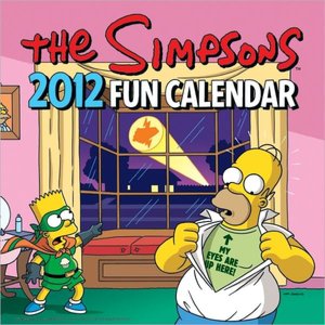 2012 Simpsons Fun Wall Calendar