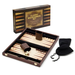 Classic Wooden Backgammon Set