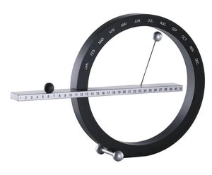 Perpetual Calendar Grey Silver