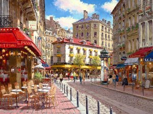 Quaint Shops - 500 piece puzzle