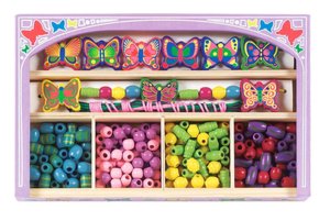 Butterfly Wooden Bead Set
