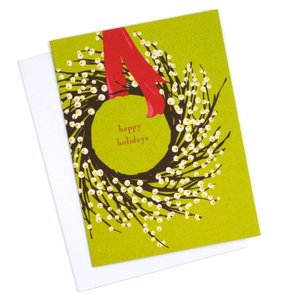 Wreath Holiday Card Box of 8