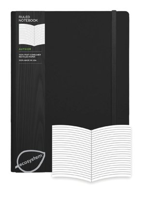 Ecosystem 100% Recycled Flexi Ruled Onyx Journal (7.3''x9.8'')