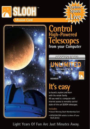 Slooh Unlimited Mission Card