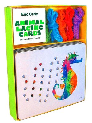 Eric Carle Animal Lacing Cards: 10 Cards & Laces
