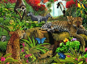 Wild Jungle - 100 piece puzzle