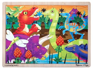 Prehistoric Sunset (Dinosaurs) Jigsaw (24 pc)