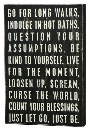 Just Be Box Sign 10 x 15