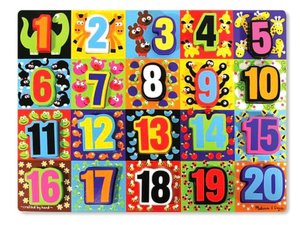 Jumbo Numbers Chunky Puzzle