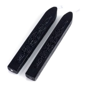 Black Double Pack of Flexi Sealing Wax With Wick