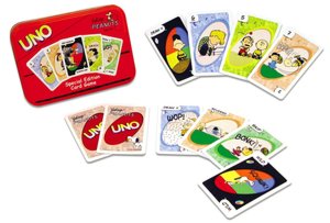 Peanuts Uno in tin