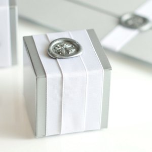 Wedding Bells Wax Seal Set with Silver Wax
