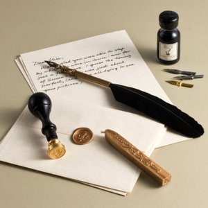 Fleur De Lys Wax Seal Stationery Gift Set