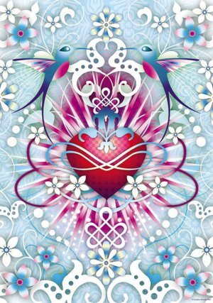 Catalina Estrada Winter Heart 1000 Piece Puzzle