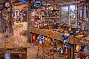 Dad's Shed 500 Piece Large Piece Format Puzzle