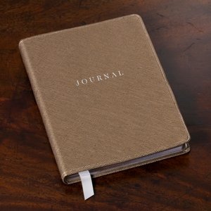 Taupe Saffian Grain Medium Journal